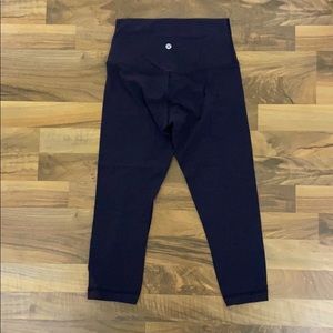Navy Blue Align Crop 23”